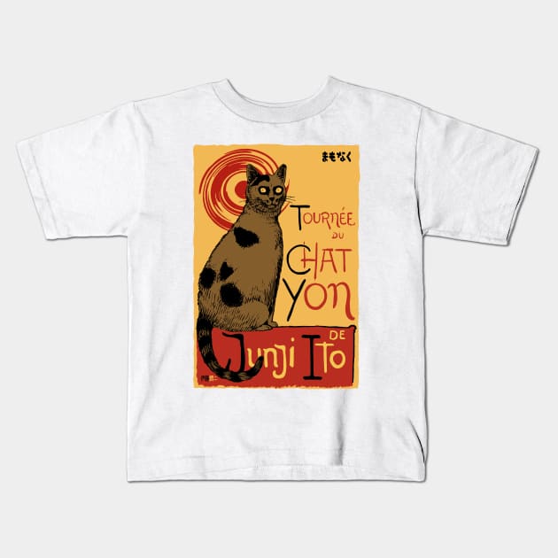 Chat Yon Kids T-Shirt by demonigote